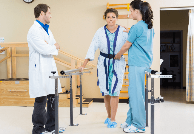 Physiotherapy in action